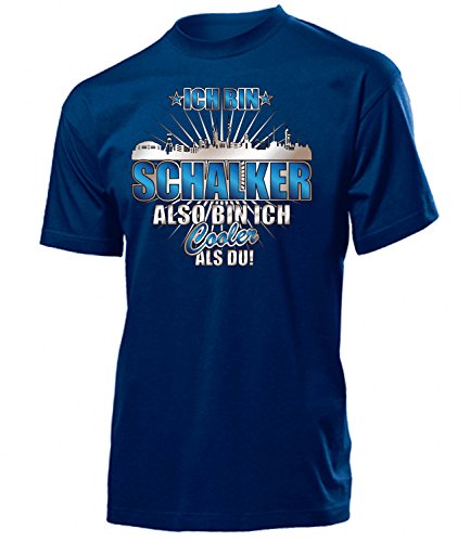 Ich Bin SCHALKER Also Bin Ich Cooler als Du 4619 Herren T-Shirt (H-N) Gr. L
