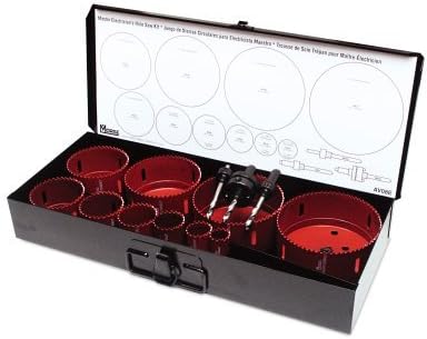 MK Morse AV08E Master Cobalt Bi-Metal Hole Saw Master Electricians Kit by Mk Morse