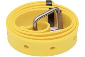 Wanjorlay 85cm-1. Quick Release Buckle Weight Belt Waist Weight Belt Bag Quick Release Buckle for Scuba Freediving Fishing Yellow