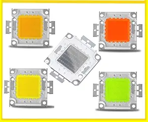 a2zteco 100W LED Chip COB Lamp Bead SMD 32-36V DC (Warm White)
