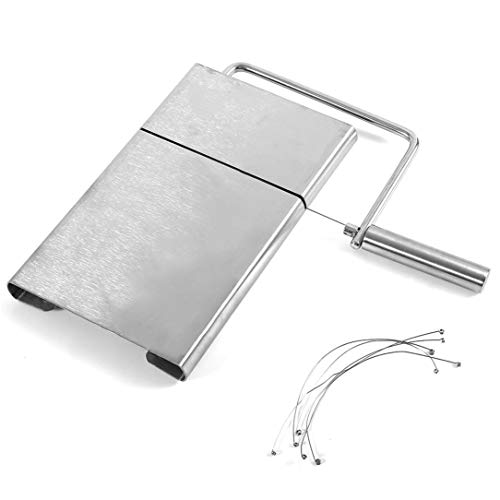 Preisvergleich Produktbild sdfghzsedfgsdfg Edelstahl Umweltfreundlich Käsehobel Butter Schneidebrett Butterschneider Messerbrett Küche Küchenhelfer Silber
