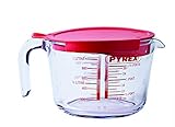 pyrex glasschüssel mit deckel Aus Borosilikatglas Pyrex Classic VERRE Messbecher 1l mit Deckel, Borosilikatglas, Transparent, 20.87 cm