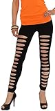 hose mit schlitz am bein Die Leggings sitzt sehr gut und verleiht eine schöne Figur / Perfekter Sitz und bequeme Passform