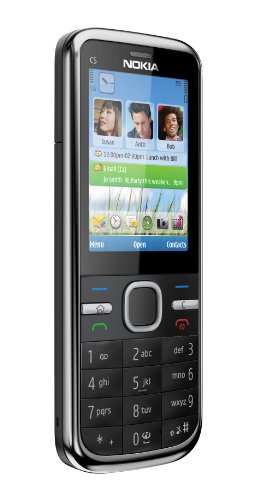Nokia C5-00 Smartphone GSM GPRS EDGE Bluetooth GPS Noir