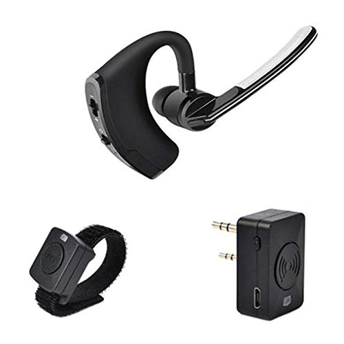 Preisvergleich Produktbild Lidahaotin Walkie Talkie Wireless Headset Bluetooth Headsets Zweiwegradio Kopfhörer Hörmuschel Ersatz für Baofeng 888S UV5R
