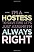 Produktbild Hostess journal: Blank lined notebook: I'm a hostess, to save time let's just assume I'm always right