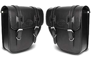 Craftride Sacoches Cavalières pour Yamaha XV 1100/125 Virago, XV 950/ R/Racer Texas Noir