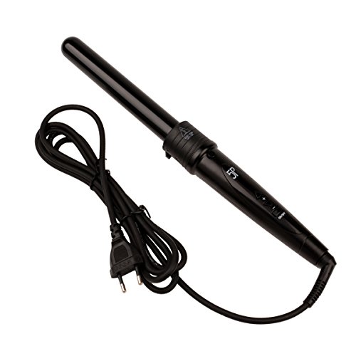 CkeyiN ®5 in 1 Austauschbare Professional LCD Display Lockenwickler + Hitzeschutzhandschuh (schwarz) - 4