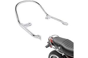 FATEXPRESS Motorrad Große Stahl hinten Beifahrer Soziussitz Hand Haltegriff Schiene Heckgriff für Z900RS Z900 RS Z 900 RS Motorradzubehörteile 2018 2019 2020 2021 2022 2023 (Chrom)