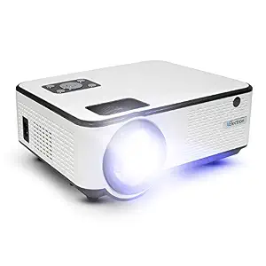 XElectron C9 Miracast Airplay HD 720p (1080p Support) | 3800 Lumen (380 ANSI) with 180 inch Display LED Projector | VGA, AV, HDMI, USB, Audio Out, WiFi for Casting only | 2021 Release