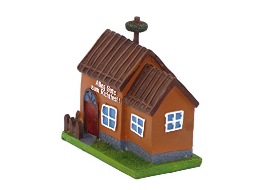 Spardose Haus Alles Gute zum Richtfest für ein Geschenk Geldgeschenk oder Mitbringsel zum Richtfest im neuen Haus oder als Geschenkidee für Bauherren und Hausbauer zum Hausbau - 4
