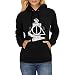 Fanideaz Womens Fullsleeve Cotton Deathly Hallows Master of Death Premium Hoodies Sweatshirt Pullover RS.995.00