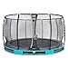 Produktbild EXIT Elegant Premium Inground-Trampolin ø427cm mit Deluxe Sicherheitsnetz - blau