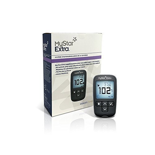 BG STAR MYSTAR EXTRA - Glucómetro + Tiras + Lancetas - KIT MEDIDORES IBGSTAR