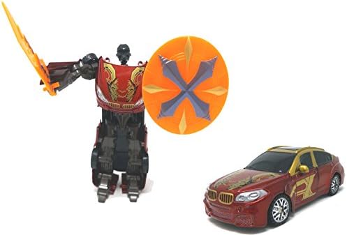 Brigamo Transform Autobot 2-in-1 Metal Toy Car &amp; Action Figure