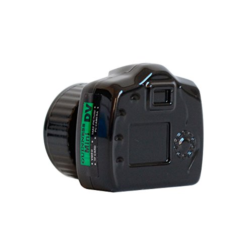 Dizaul Mini Spionagekamera ● 32GB MicroSD ● Aufnahmefunktion – Schlüsselanhänger – Miniatur Spiegelreflex-Kamera – Schwarz - 4