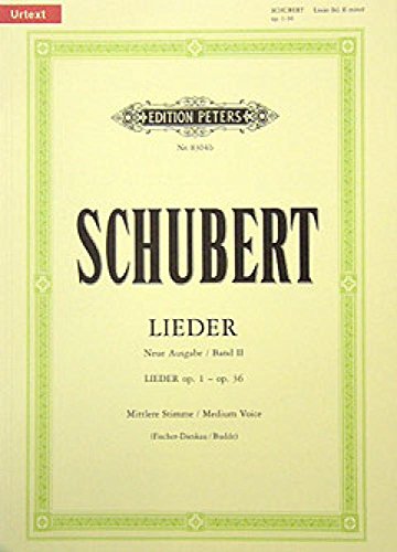 Lieder 2. Gesang Mittel, Klavier