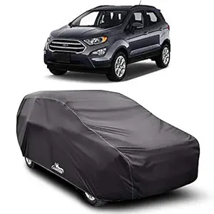 ROYALS CHOICE Water Resistant Car Cover for Ford Ecosport (Gray Without Mirror Pocket)