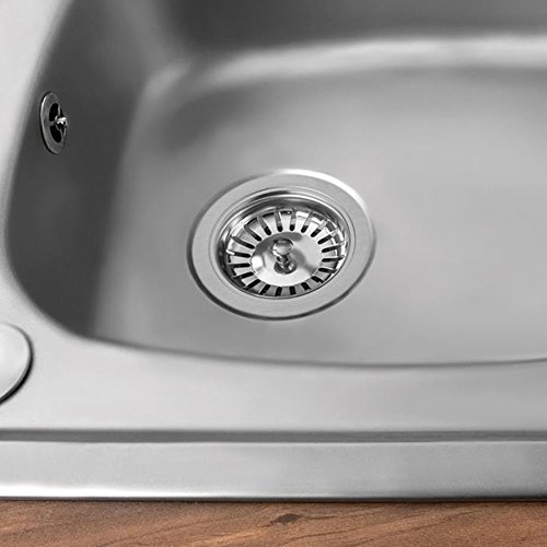 Nikgic Edelstahl Küche Spüle Filter Kitchen Sink Spüle Sieb Stahl Kitchen Sink-Sieb Stopfen für Küchenspülen - 3