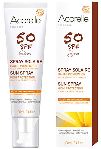 ACORELLE Spray Solaire Haute Protection SPF 50 - 100ml