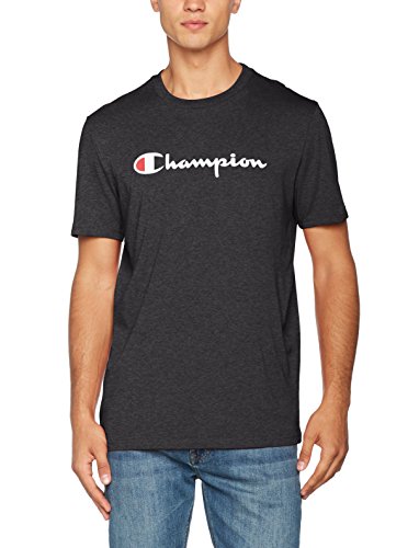 Champion Crewneck T-Shirt-Institutionals Camiseta Negro (Znbk/nbk) Medium para Hombre