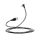 Price comparison product image LARRITS 10FT USB A Male To Mini USB Cable 90 Degree Right Angle Mini 5P Data Sync Charge Cord With 10pc Wiring Clips For Garmin Dash Cam Car GPS Navigator DVR Digital Camera GoPro Hero 4 3+ (3 Meters)