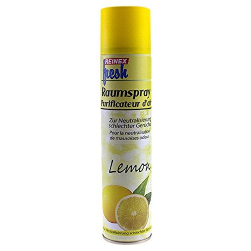 Preisvergleich Produktbild Reinex fresh Raumspray - Lemon - 300 ml / Flasche - 12 Flaschen -1 Karton