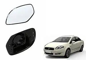 Speedwav FBA Glass Car Rear View Side Mirror RIGHT for Fiat Linea