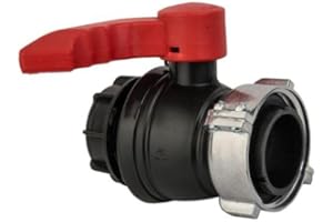 Bradas Kugelhahn IBC IG S75x6 mit Auslauf AG S60x6 Wasserhahn 6355