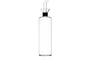 Ichendorf Milano 9370006 Aceitera colección Cilindro Bottle, Cristal, Transparente