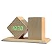 Produktbild DE-BLUS Wecker/LED Digitale Elektronische Nachttisch Holzuhr/Automatische Helligkeitseinstellung Temperaturanzeige Kinderuhr, Grün