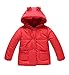 Oissie Baby Girl Hooded Padding Winter Coat 3T Red