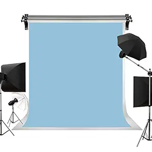 Kate 6ft?9ft Solid Light Blue Backdrop Portrait Photography Background for Photography Studio Children and Headshots Sky Blue Backdrop Background for Photography Photo Booth