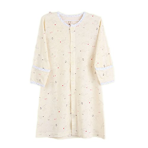 Baby Toddler Modal Nightgown Infant Sleepwear 90CM (18-24M) YELLOW
