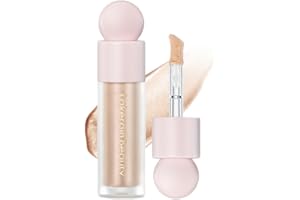 Go Ho Liquid Highlighter Makeup, Natural Face Highlighter Stick, Silky Smooth Light Liquid Luminizer,Long Lasting Highlight Face Illuminator Make up, 02 Starlight