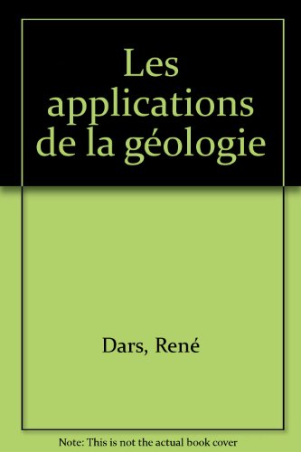 Les  Applications de la géologie