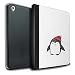 Produktbild Stuff4® PU-Leder Hülle/Case/Brieftasche für Apple iPad Pro 9.7 Tablet/Glücklicher Wolliger Hut Muster/Süßer Doodle Pinguin Kollektion