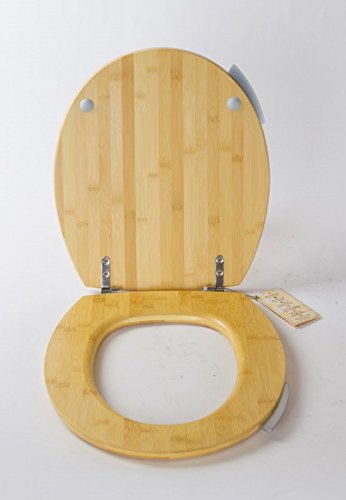 Preisvergleich Produktbild Pressalit Monsoon Echtholz Holz WC Sitz Deckel Bambus