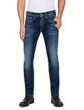 replay jeans damen grau Eng geschnittene Herren Jeans mit schmalem Beinverlauf und mittlerer Bundhöhe mit Reißverschluss von Replay