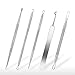 Blackhead Remover Kit, Saxhorn Comedone Extractor Tool for Acne Pimple, Whitehead Treatment Tools – Stainless Steel