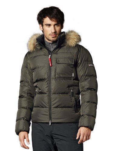Bogner Fire + Ice Herren Jacke Lucca-DP, dark olive, S, 3410-4012