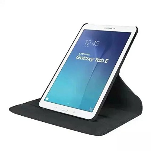inShang T560 Cover für Samsung Galaxy TAB E 9.6 Inch T 560 Hülle mit PU Leder Skins Etui Schutzhülle Ständer Smart Case Cover, 360 Grad rotierende + inShang Logo hochwertigen Stylus Eingabestift Stift - 5