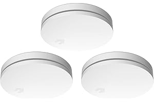 ELRO FS4610 | Détecteur de fumée 3 pièces | Le Détecteur de Fumée Le Plus Fin du Monde | Batterie 10 Ans | Conforme à la Norme Européenne EN14604 | Blanc | 3 Pièces