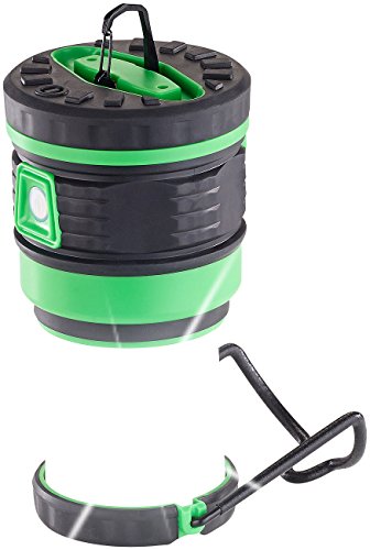 Lunartec 3in1-LED-Akku-Campinglaterne mit Deckenlicht und Powerbank, 3.600 mAh - 4