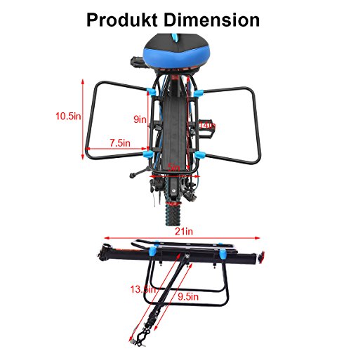 OUTERDO Aluminum Fahrrad Gepacktrager Carrier Sattelstutz Fur Fahrrad Mountainbike - 3