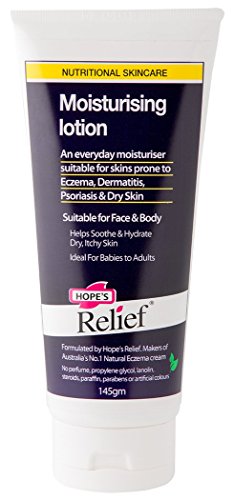 Hope's Relief Moisturising Lotion- - natural formula for sensitive dry skin prone eczema (babies, children, adults)
