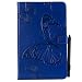 Produktbild Samsung Galaxy Fälle Retro Schmetterling Blumenmuster PU Leder Geldbörse Anti-Scratch Ständer Schutzhülle Mit Kartensteckplätze Für Samsung Galaxy Tab E 9.6 SM-T560 / T561 / T565 Hüllen