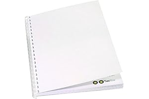 GBC 220 GSM A4 Traditional Binding Covers - White (100 Pack)