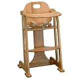 East Coast Multi-Height Highchair (Natural All Wood)