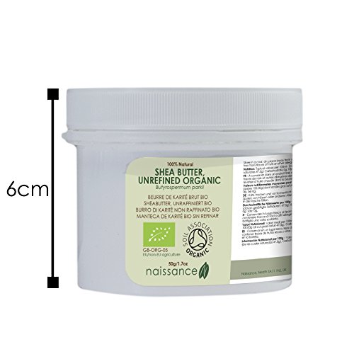 Bio Sheabutter, unraffiniert – 100% rein – bio-zertifiziert – 50g - 3